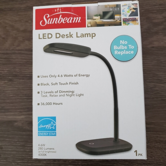 Sunbeam Accents Sunbeam Bundle Of 2 White Touch Desk Lamps Poshmark